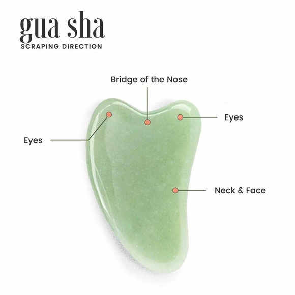 Jade Roller for Face and Gua Sha Set -Beauty Cosmetic Facial Skin Roller Massage - Picture 3 of 6